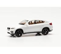 herpa Modellino BMW X6, fedele all'originale in scala 1:87, modellino per diorama, oggetto da collezione, decorazione, Made in Germany, veicolo in plastica