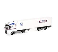 herpa modellino camion DAF XG autocarro frigorifero Kaj Madsen (Danimarca/Kolding), miniatura in scala 1:87, pezzo da collezione, Made in Germany, plastica
