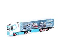herpa modellino camion DAF XG+ autocarro frigorifero Vebatrans (Paesi Bassi/Urk), miniatura in scala 1:87, pezzo da collezione, Made in Germany, plastica