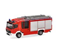 Herpa Modellino camion Mercedes-Benz Atego 13 Z-Cab "Vigili del fuoco", miniatura in scala 1:87, pezzo da collezione, Made in Germany, plastica