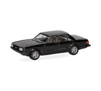 Herpa modellino Ford Granada, nero, miniatura in scala 1:87, pezzo da collezione, Made in Germany, modello in plastica