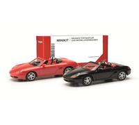 herpa- Modello in Miniatura, Colore: Rosso, 1:87, 013963