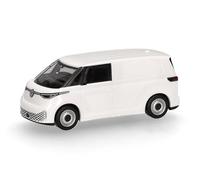 herpa Modellino VW ID. Buzz Cargo, Candy bianco, scala 1:87, da collezione, Made in Germany, plastica