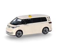 herpa modellino VW ID. BUZZ Taxi, miniatura in scala 1:87, pezzo da collezione, Made in Germany, modello in plastica