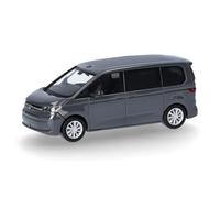 herpa Modellino VW Multivan, Pure Grey, scala 1:87, pezzo da collezione, Made in Germany, modello in plastica