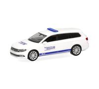 Herpa modellino VW Passat Variant "THW Wörrstadt RLP", miniatura in scala 1:87, pezzo da collezione, Made in Germany, modello in plastica