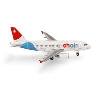 herpa modello aereo Airbus A319 Chair Airlines, miniatura in scala 1:500, pezzo da collezione, senza supporto, metallo