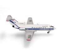 herpa modello aereo Volga-Dnepr Airlines Yakovlev Yak-40, miniatura in scala 1:200, pezzo da collezione, senza supporto, metallo