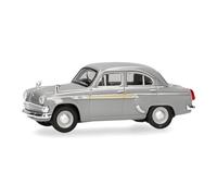 herpa modello auto Moskwitsch 403, miniatura in scala 1:87, pezzo da collezione, Made in Germany, plastica, colore: grigio