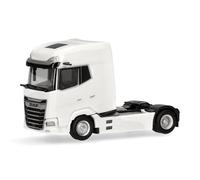 Herpa modello camion DAF XG+ facelift trattore stradale 2 assi, bianco, miniatura in scala 1:87, pezzo da collezione, Made in Germany, plastica
