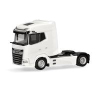 Herpa modello camion DAF XG facelift trattore stradale 2 assi, bianco, miniatura in scala 1:87, pezzo da collezione, Made in Germany, plastica