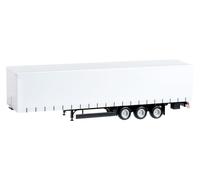 Herpa Modello Camion Krone con rimorchio a telone con Protezione Laterale a 3 As