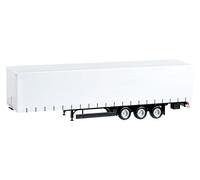 herpa 076302-002 Corona 076302-002 - Semirimorchio per Tende a 3 Assi, con Protezione a U, in Miniatura, per Fai da Te, Collezionare e Come Regalo, Multicolore