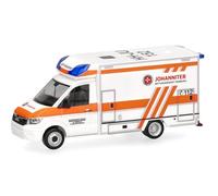 Herpa 098182 - 1/87 Man Tge Fahrtec Ambulanza " Johanniter Hamburg " - Nuovo