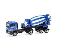 Herpa modello camion MAN TGS TN autoarticolato betoniera "Martin Baur", miniatura in scala 1:87, pezzo da collezione, Made in Germany, plastica
