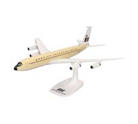 Herpa Snap-Fit modellino aereo Braniff International Boeing 707-320 Scala 1:144 con supporto