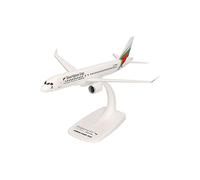 Herpa modello di aereo Bulgaria Air Airbus A220-300 - LZ-PRG in scala 1:200 - Snap-Fit, modello di aereo, pezzo da collezione, miniatura deco, statuetta con supporto in plastica