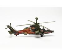 herpa modello di aereo German Army Aviation Corps Airbus Tiger, Franco-German Tiger Training Center, Le Luc, France 15 Years in scala 1:72 - miniatura deco, statuetta senza supporto in metallo
