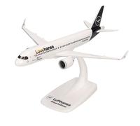 herpa modello di aereo Lufthansa Airbus A320neo Lovehansa - D-AINY in scala 1:200 - Snap-Fit, pezzo da collezione, miniatura deco, statuetta con supporto in plastica