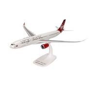 herpa modello di aereo Virgin Atlantic Airbus A330-900neo in scala 1:200 - Snap-Fit, pezzo da collezione, miniatura deco, statuetta con supporto in plastica