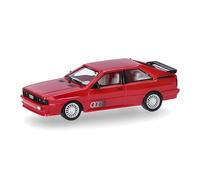 Herpa modello di auto Audi Ur-Quattro, rosso Tornado, in scala 1:87, pezzo da collezione, modello tedesco, statuetta plastica