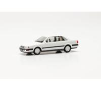 Herpa modello di auto Audi V8 Limousine con cerchi BBS, in scala 1:87, pezzo da collezione, modello tedesco, statuetta plastica