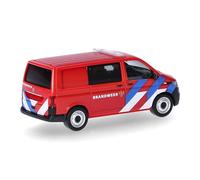 Herpa modello di auto Herpa Modellauto VW T6.1 Halbbus "Brandweer" (Niederlande), in scala 1:87, pezzo da collezione, modello tedesco, statuetta plastica