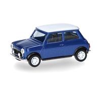 Herpa modello di auto Mini Cooper guida a destra, thaiti blue, in scala 1:87, pezzo da collezione, modello tedesco, statuetta plastica