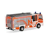 Herpa modello di camion MAN TGM CC Ziegler Z-Cab "Feuerwehr Wiesbaden" (Hessen/Wiesbaden), in scala 1:87, pezzo da collezione, modello tedesco, statuetta plastica