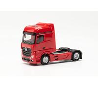 herpa modello di camion Mercedes-Benz Actros 18 trattore grande, fedele alla scala originale di 1:87, miniatura per diorami, modellismo, pezzo da collezione, decorazione, in plastica
