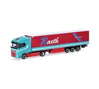 Herpa modello di camion Trattore DAF XG per semirimorchi refrigerati "Raeth", in scala 1:87, pezzo da collezione, modello tedesco, statuetta plastica