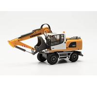 herpa modello escavatore gommato Liebherr A 920 Litronic Liebherr, miniatura in scala 1:87, pezzo da collezione, Made in Germany, plastica