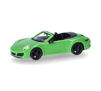 Herpa Porsche 911 Carrera 2 Cabrio, lizard green 1:87 420365 modellismo