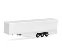 herpa Servizio ricambi, scala N (1:160), semirimorchio 3 assi furgonato rivestito, 2 pezzi, modello in miniatura, in plastica