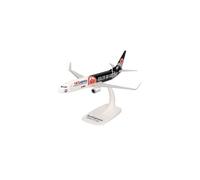 herpa Modellino aereo Snap-Fit Sun Express Boeing 737-800 "Eintracht Frankfurt - SGE Express - Adler im Anflug, miniatura in scala 1:200, pezzo da collezione, modello con supporto, plastica