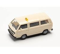 Herpa- Volkswagen VW T3 Bus Taxi, Auto in Miniatura, Modello Piccolo da Collezione, Fedele ai Dettagli, Multicolore, 097048