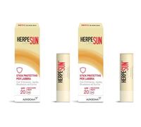 Herpesun Lip Stick Labbra Spf 20 5 Ml 2x5 ml