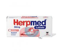 Herpmed Labiale Compresse Buccali Mucoadesive Aciclovir 50mg
