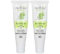 Herpsan Nathia Balsamo Labbra al Tea Tree 2x10 ml