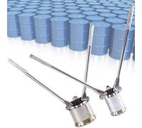 Herramienta de engaste para bidones, herramienta de engaste para tapas de sellado de bidones de aceite con diámetros de 35 mm y 70 mm (un juego)