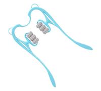 Herramienta de masaje con rodillo para el cuello, apertura ajustable, agarre ergonómico, de mano, para hombros, músculos de la espalda, codos, cuerpo, piernas, viajes en casa, de tensión, reduc