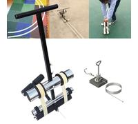 Herramienta para marcar suelos - Máquina para marcar con cinta adhesiva pistas de baloncesto, ideal para gimnasios, colegios y hospitales - Aplicador de cinta eficiente para reparar marcas en el sue