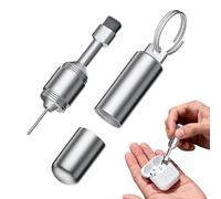 Herramienta Para Tarjetas - Portátil Con Cepillo De Limpieza Llavero - Pino De Aguja Para Tarjetas, Abridor Expulsor, Para Tableta Portátil Auriculares Conector De