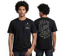Herren T-Shirt The Dudes Drops T-Shirt Classico 100% Baumwolle Schwarz M