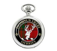 Herries Scottish Clan Crest Full Hunter Orologio da tasca