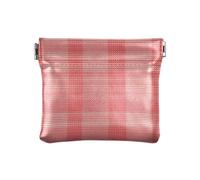 Herringbone Checke Rose - Piccola borsa in pelle da donna, con chiusura a scatto, comoda borsa per il cambio, Rosa a spina di pesce Checke, 1 size, Stampa artistica