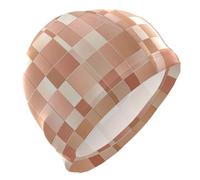 Herringbone Houndstooth Checked Cuffia da nuoto per gli uomini Capelli Corti Impermeabile Nuoto per Adulti Protezione dei capelli e riduzione della resistenza Gorro para Nadar