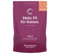 Herrmann’s Selection / Bio-Selection 40 x 100 g umido gatto - Cavallo con carote bio e fiocchi di cocco bio