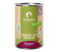 Herrmann´s Selection Sensible 6 x 400 g - Coniglio con Fiocchi di Riso bio