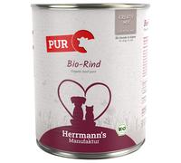 Herrmann's Bio Carne pura 6 x 800 g Alimento umido - Manzo Bio
